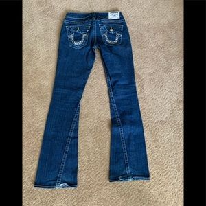 Beautiful pocket stones True Religion jeans 26